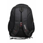 Aqsa ALB58 Fashionable Laptop Bag (Black and Red)